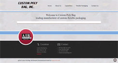 Desktop Screenshot of custompolybag.com